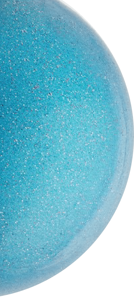 Blue ball decoration